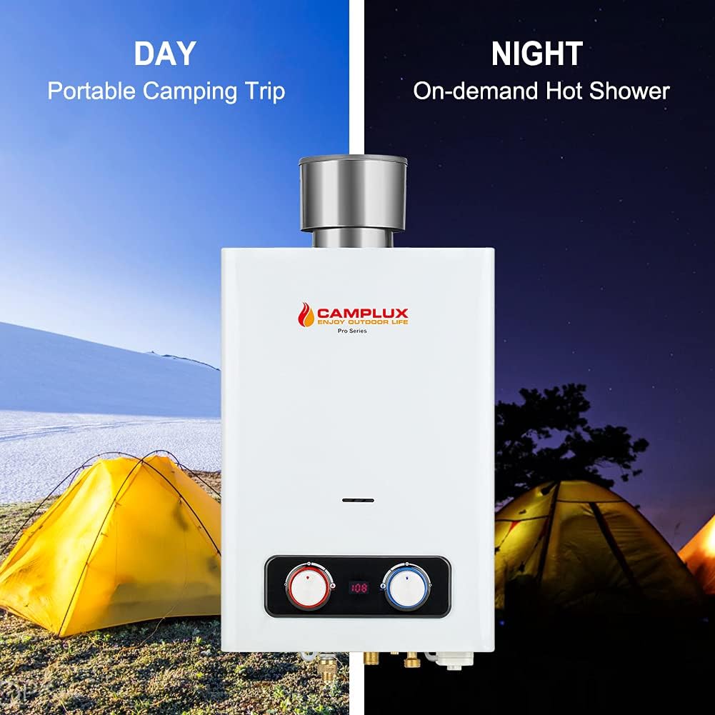 1.58 GPM Outdoor Propane Water Heater with S/S Rain Cap J379264