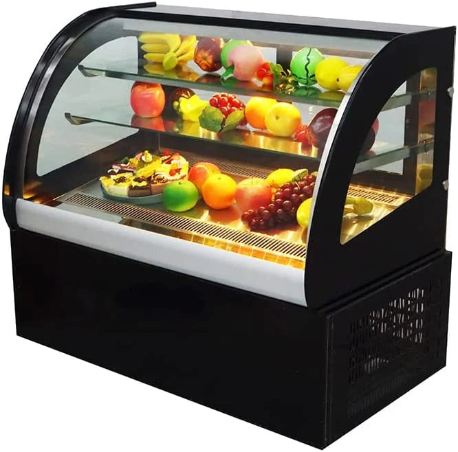 35" Cake Refrigerated Display Cabinet with Curved Glass R4431