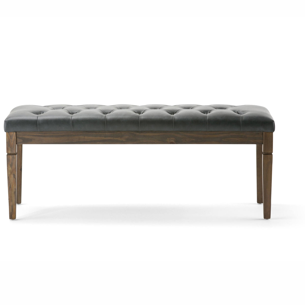 Distressed Saddle Brown Rectangle Ottoman Bench Y669