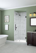 Oil Rubbed Bronze Frameless Hinged Shower Door N67990