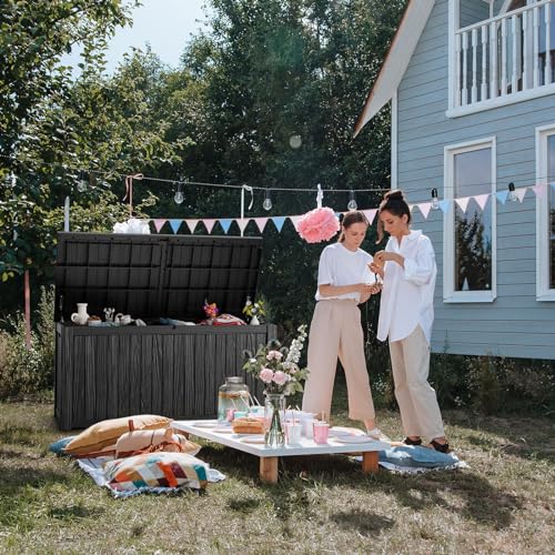 100 Gallon Waterproof Resin Deck Box N548614