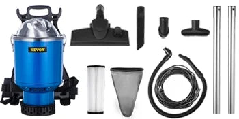 Commercial 5 in 1 HEPA Backpack Vacuum Cleaner with Telescoping Wand V2522