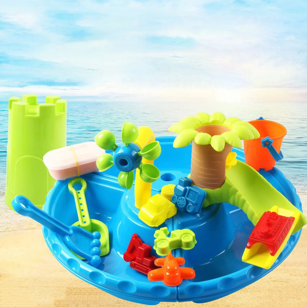 Splash Pond Water Table for Toddlers Outdoor Activity Sensory Table U618018