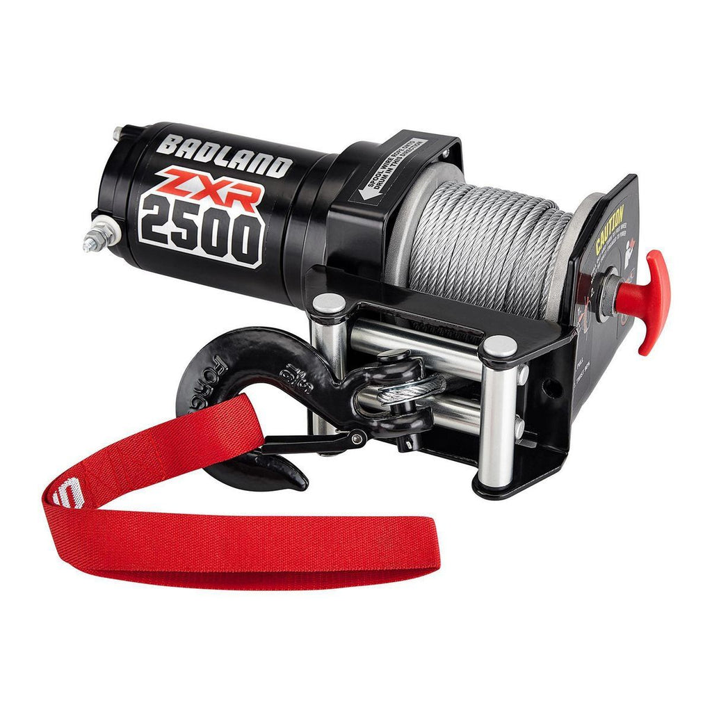 2500 lb. ATV Utility Winch with Wire Rope and Wireless Remote Control C32892
