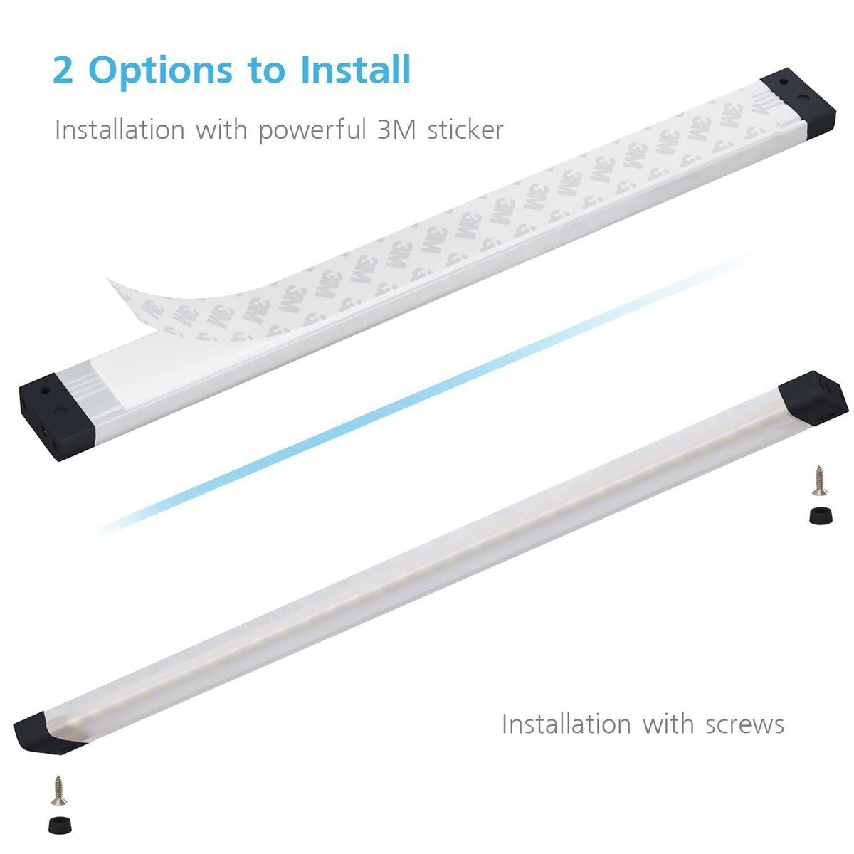 3 Panels 40 inch LED Dimmable Under Cabinet Lighting Kit E2414