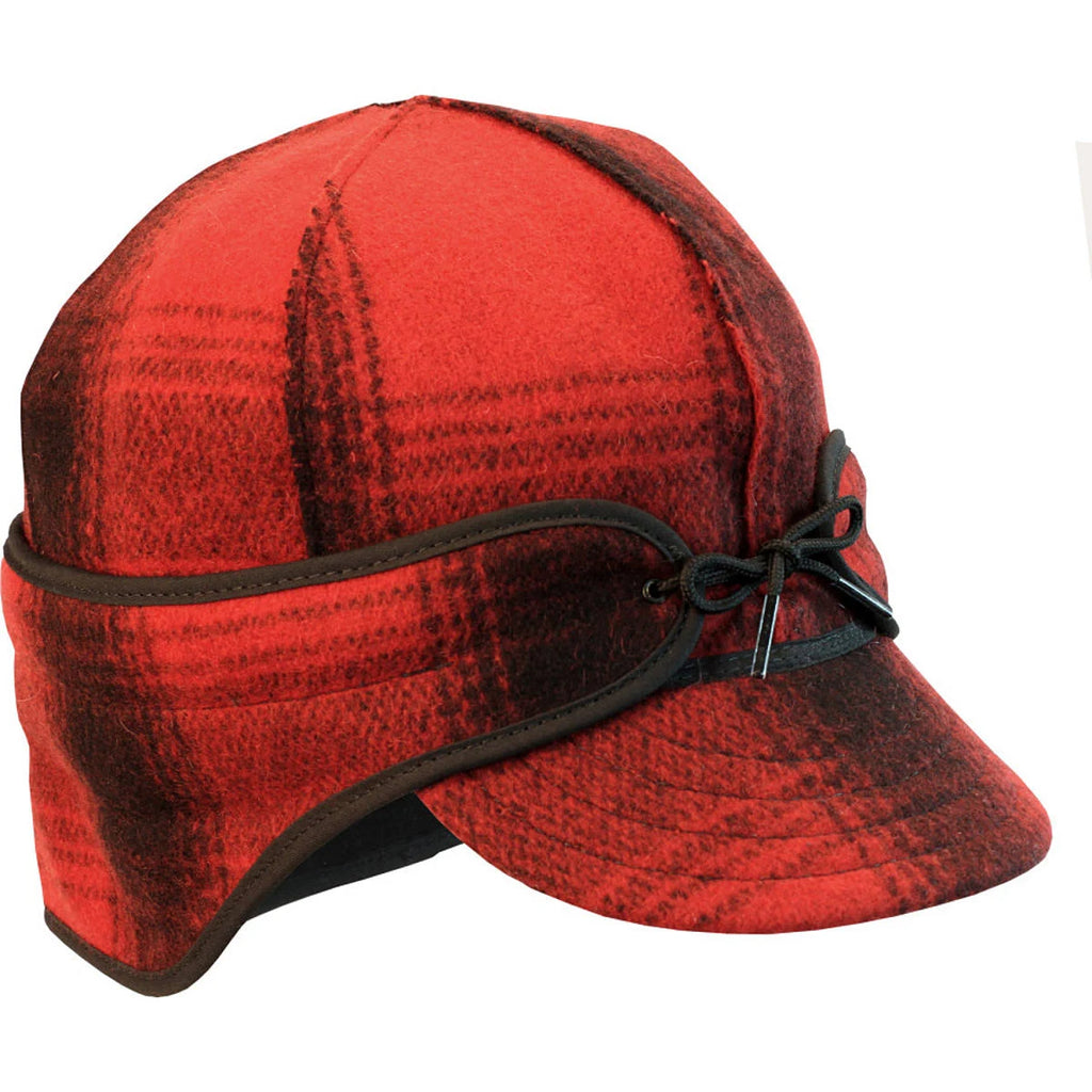 Red/Black Plaid Rancher Cap X2276