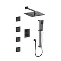 Matte Black Thermostatic Shower System H16798