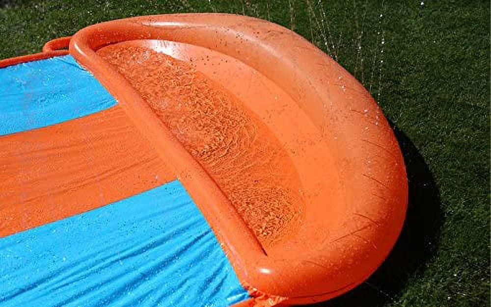 18' Triple Lane Water Slide with Ramp X1753