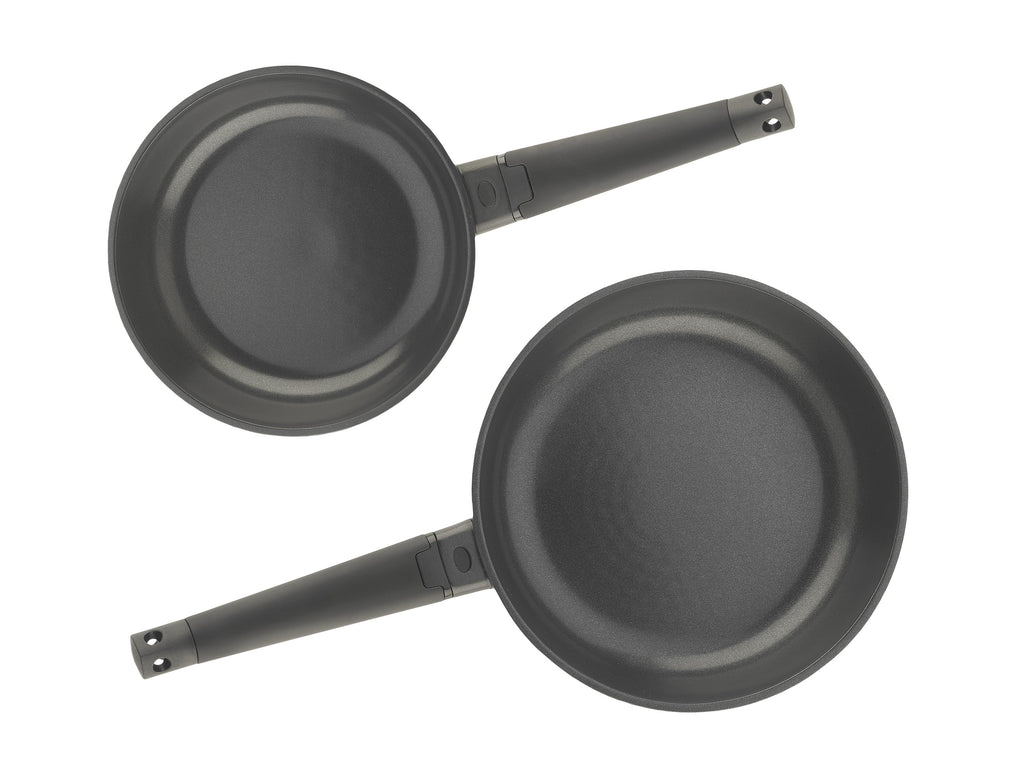 2pc Cast Aluminum Ceramic Nonstick Skillet Set M7908