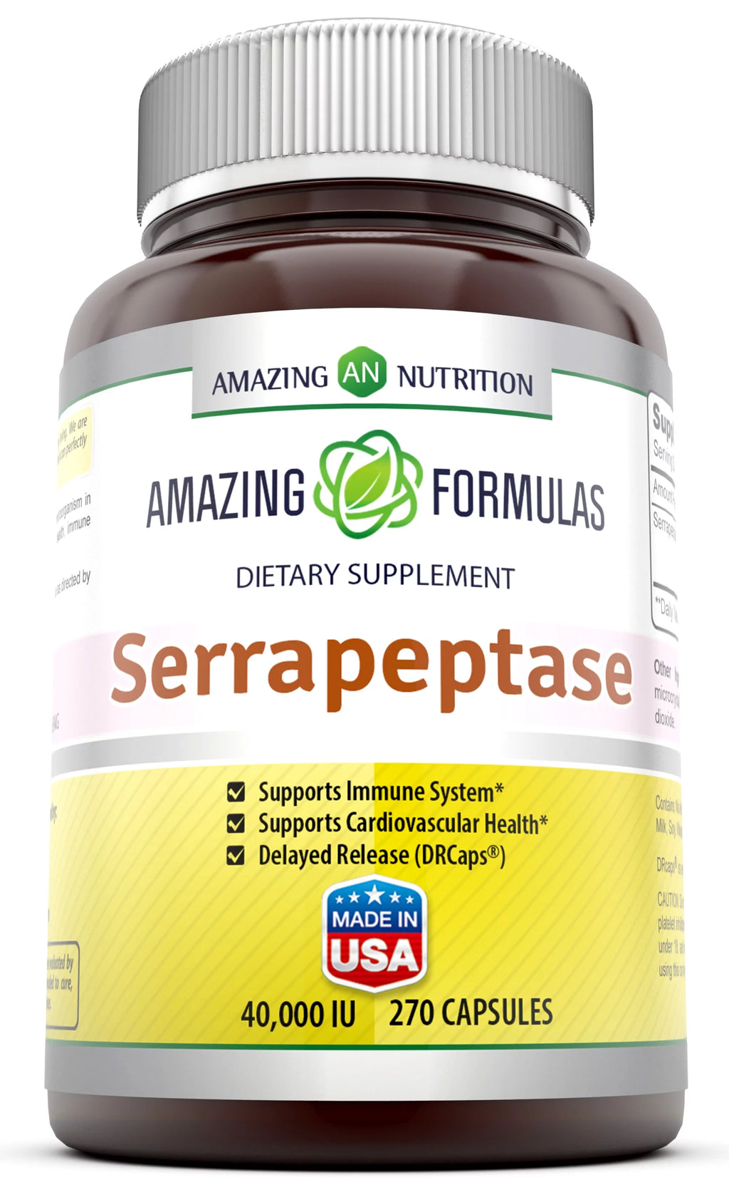 Serrapeptase 40000 IU 270 Capsules Z618