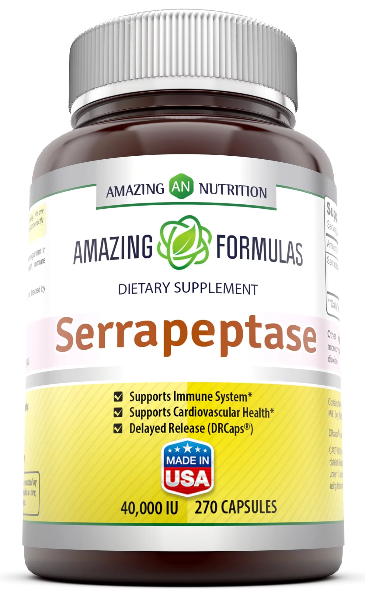 Serrapeptase 40000 IU 270 Capsules Z618