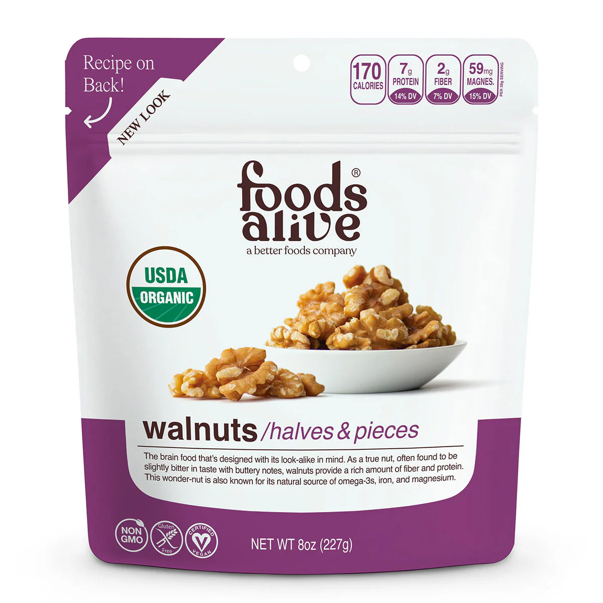 Organic Walnuts 12 oz G227