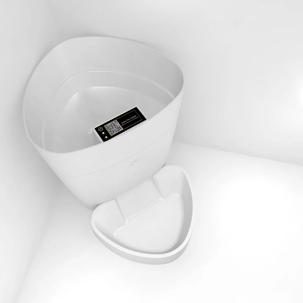Automatic Cat Feeders 5G WiFi Feeder with APP Control 4L Dry Food Dog Feeder with Low Food Blockage Alarms E349119