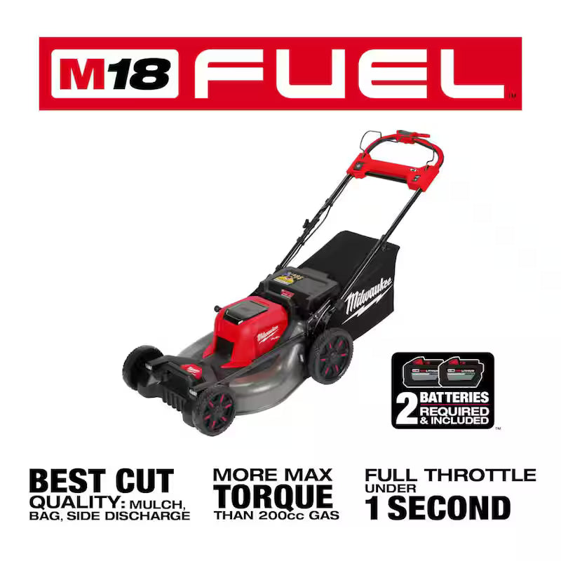 Brushless Cordless 21 in. Walk Behind Self-Propelled Mower with Battery, Charger & Blower C97851