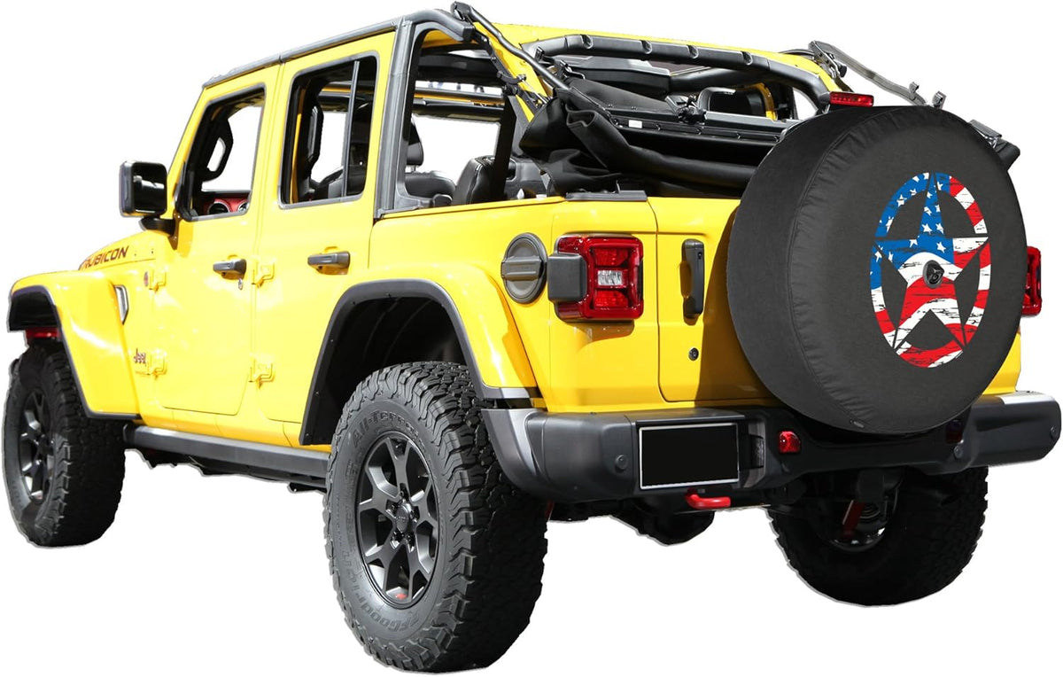 32 Soft Tire Cover for Jeep Wrangler JL with Back-up Camera L570