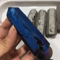 Titanium Aura Quartz Geode Tower Gemstone Point 1pc X8625