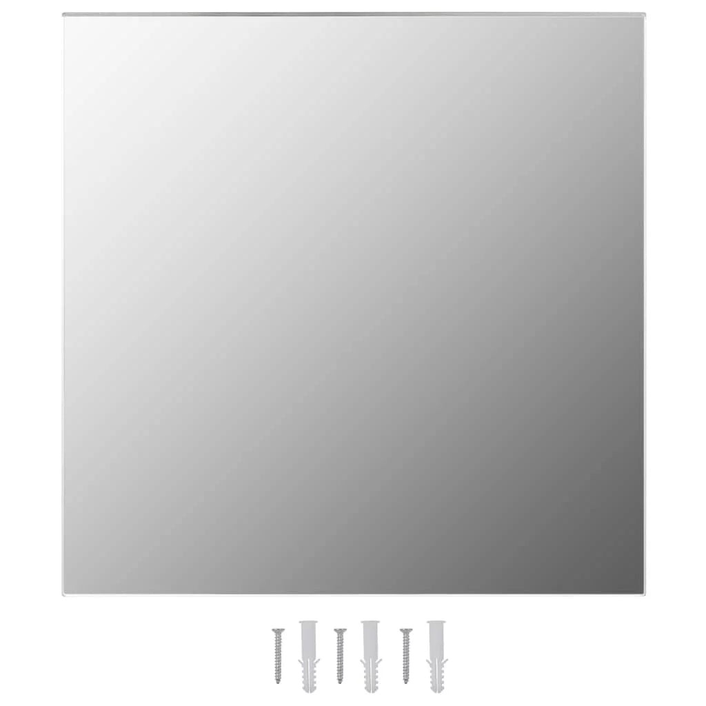 Wall Mirror Glass 23.6 x 23.6 Inches D637196