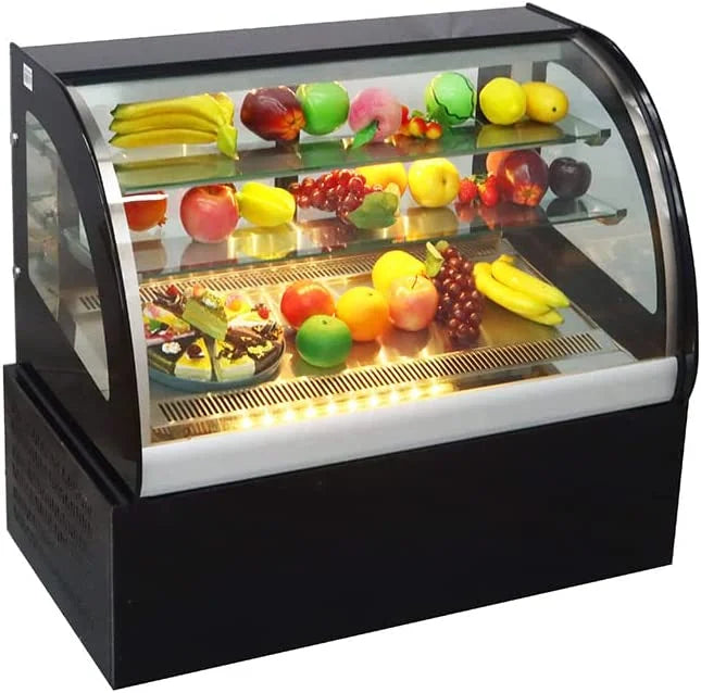 35" Cake Refrigerated Display Cabinet with Curved Glass R4431
