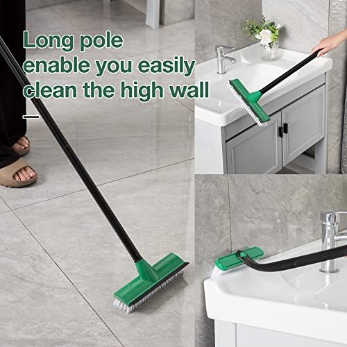 3-in-1 Tub & Tile Scrub Brush Combo with Long Handle R803