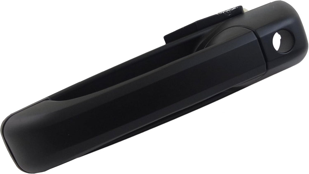 Smooth Black Exterior Door Handle Pack of 2 Z82003
