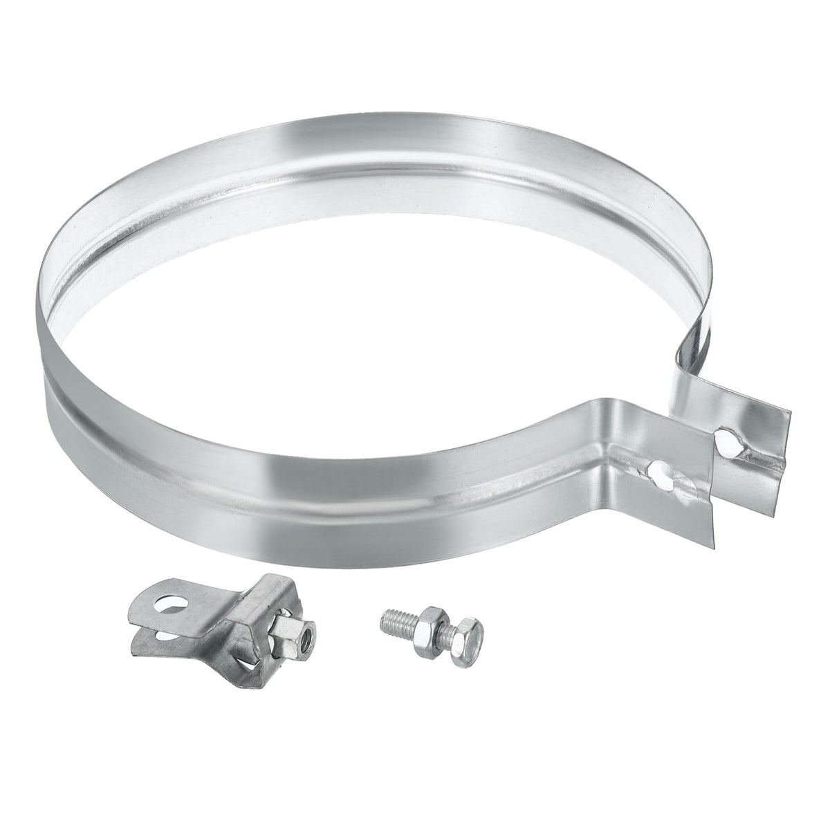 8 Inch Galvanized Steel Worm Gear Hose Clamp H5307