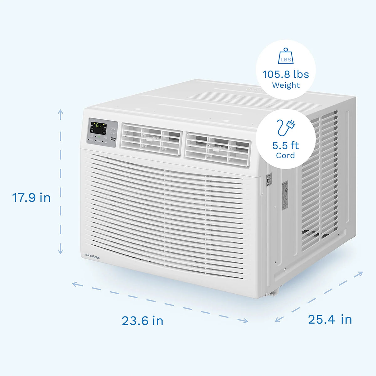 15000 BTU Window Air Conditioner with Digital Thermostat and Remote Control O3136