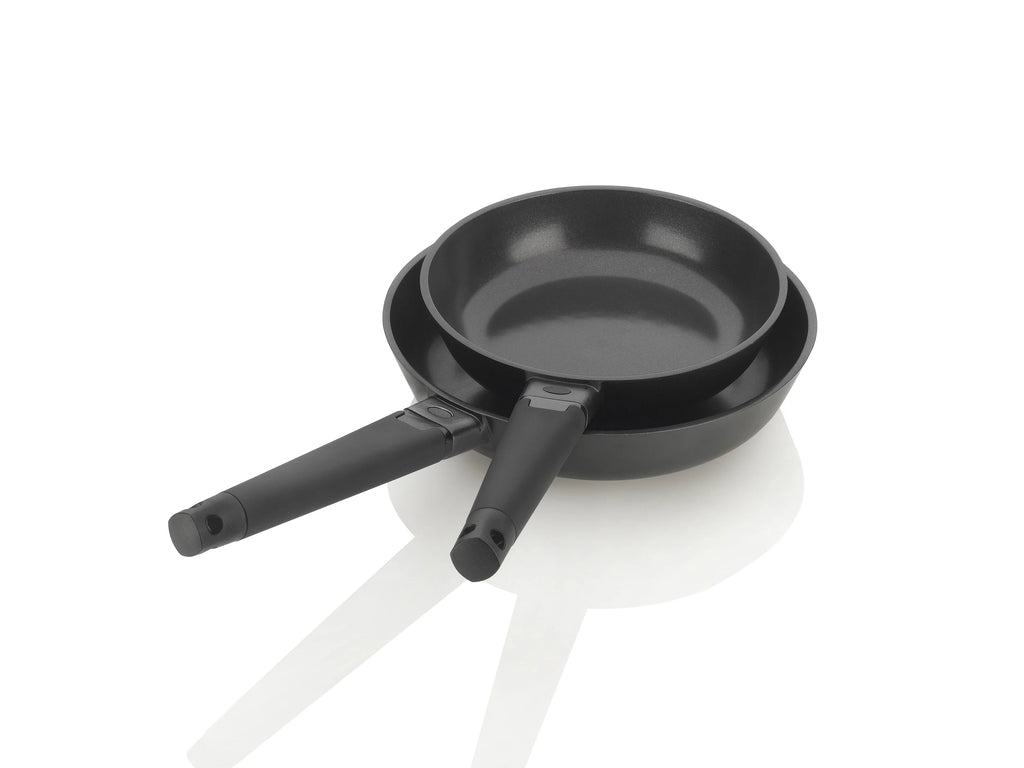 2pc Cast Aluminum Ceramic Nonstick Skillet Set M7908