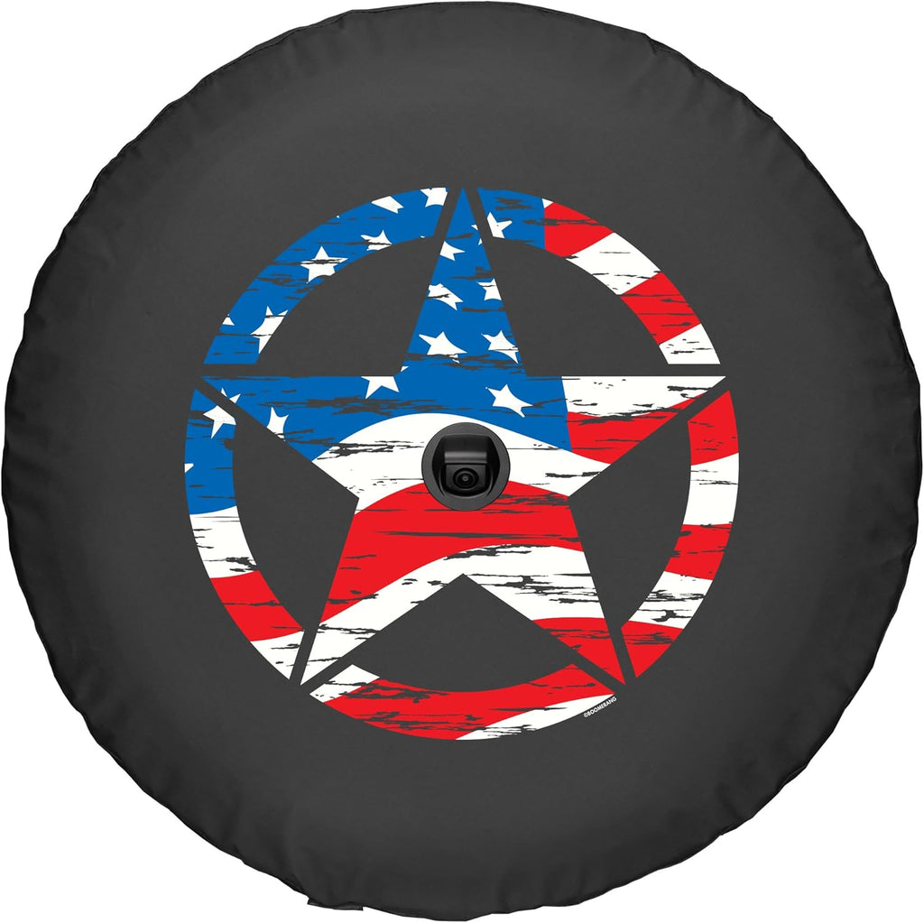 32 Soft Tire Cover for Jeep Wrangler JL with Back-up Camera L570