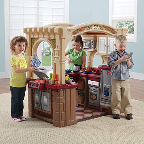 Grand Walk-In Kitchen & Grill Kids Playset, 103 Piece Toy Accessories, Toddlers 2+ Years Old O534