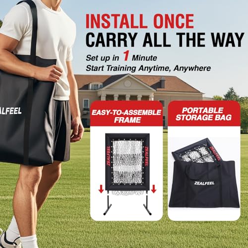 9 Hole Pitching Net with Strike Zone Target W4121