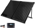 100 Watt 12 Volt Monocrystalline Foldable 2Pcs 50W Solar Panel Suitcase with Waterproof 20A Charger Controller K661570