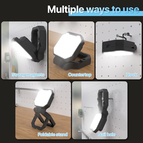 Rechargeable 2pack 40W 4000Lumens Magnetic Work Light U4955