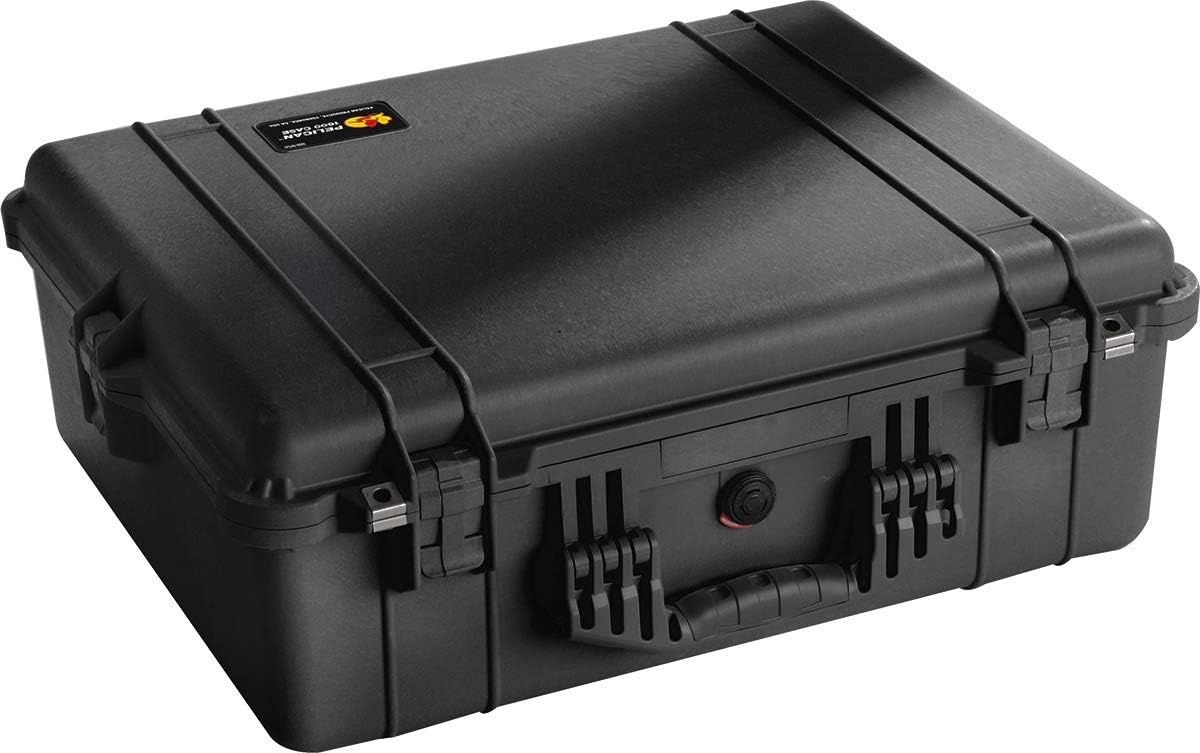 Black 1600 Case With Foam O108