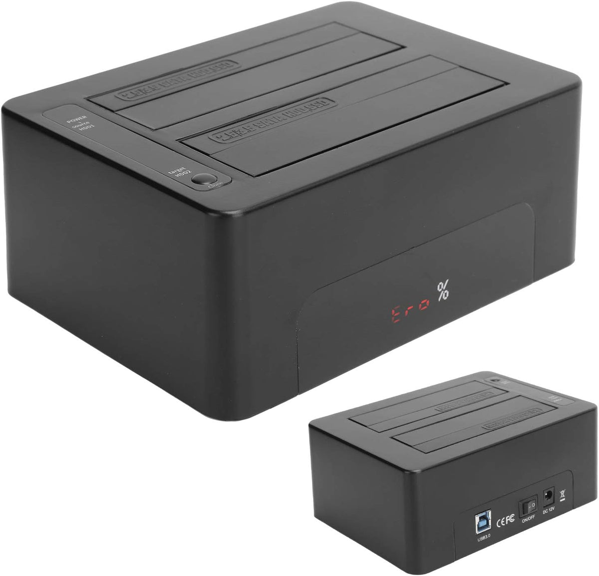 Hard Drive Duplicator Dock for 2.5/3.5 inch SATA SSD, Pack of 2 Z39783