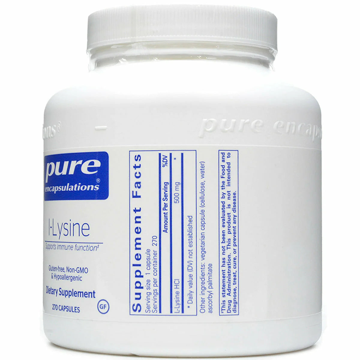 L-Lysine 500 mg N52955
