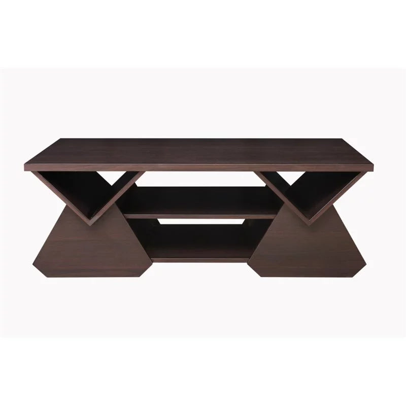 Espresso Wood Storage Coffee Table O101082