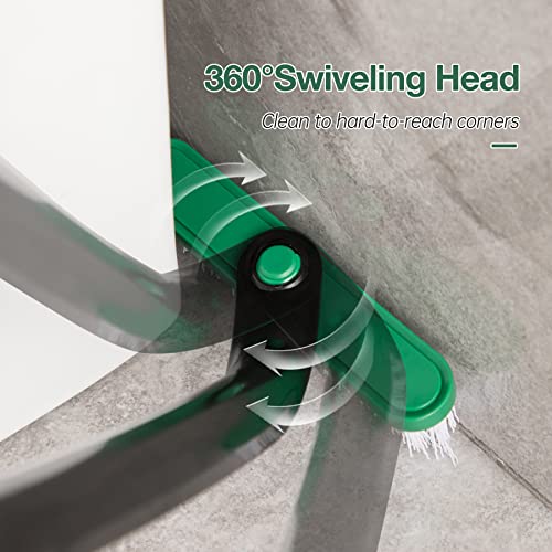 3-in-1 Tub & Tile Scrub Brush Combo with Long Handle R803
