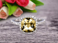 10k White Gold Halo Engagement Ring S281201