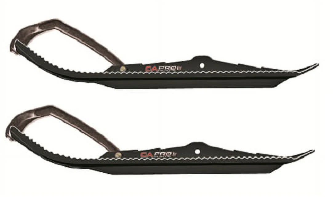 Black Snowmobile Skis Complete Kit T86654