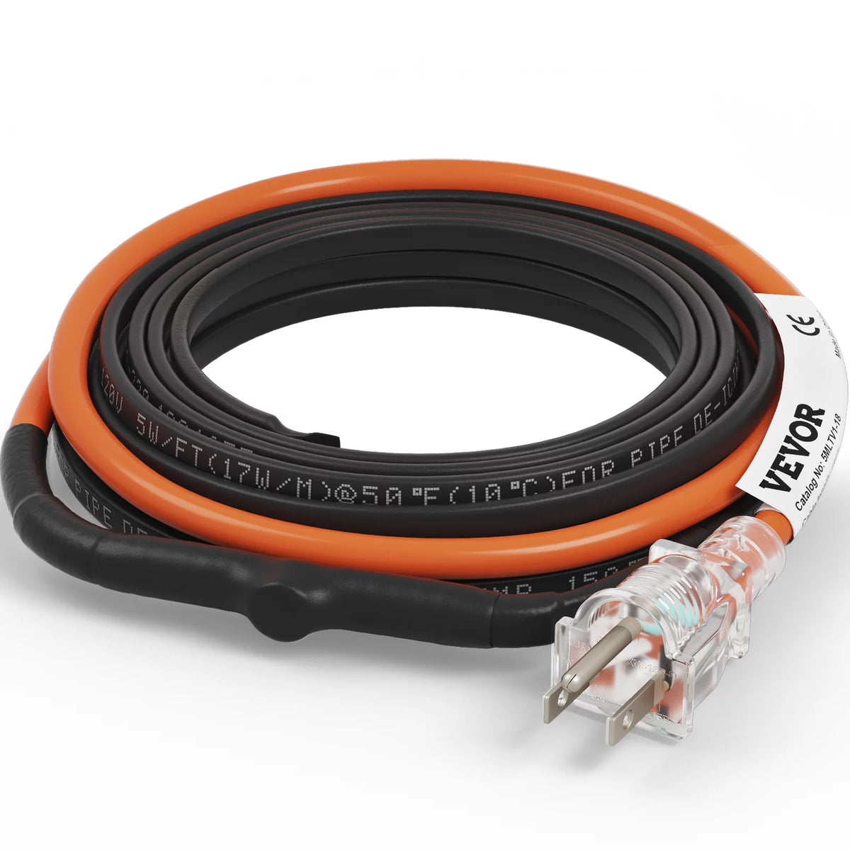 18-feet 5W/ft Self-Regulating Pipe Heating Cable Z67951