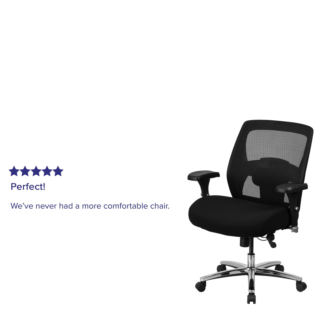 Black Mesh Ergonomic Office Chair I340