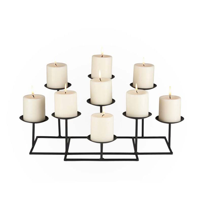 Matte Black 9 Candle Candelabra W274619