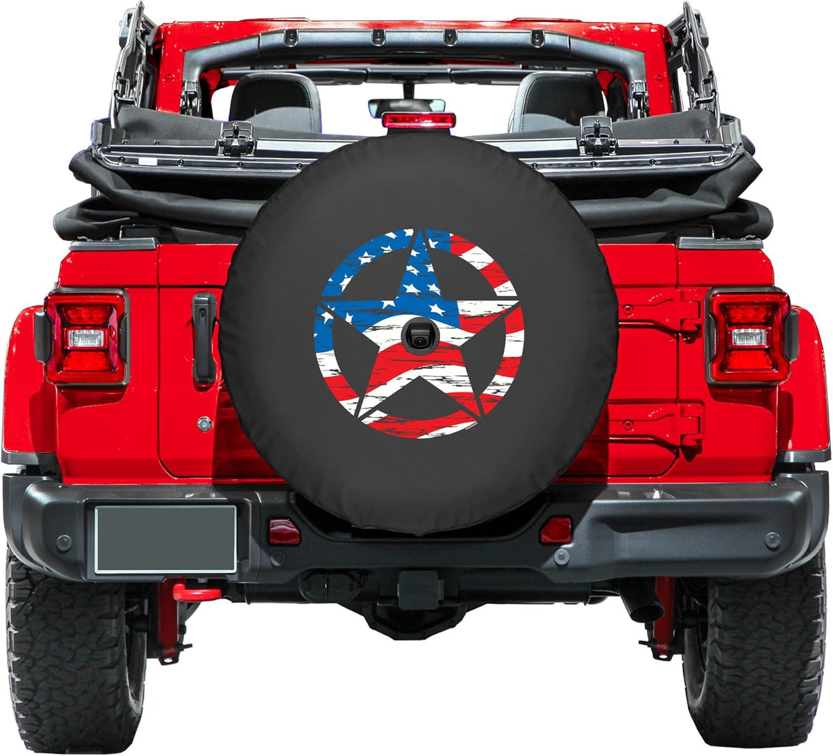 32 Soft Tire Cover for Jeep Wrangler JL with Back-up Camera L570