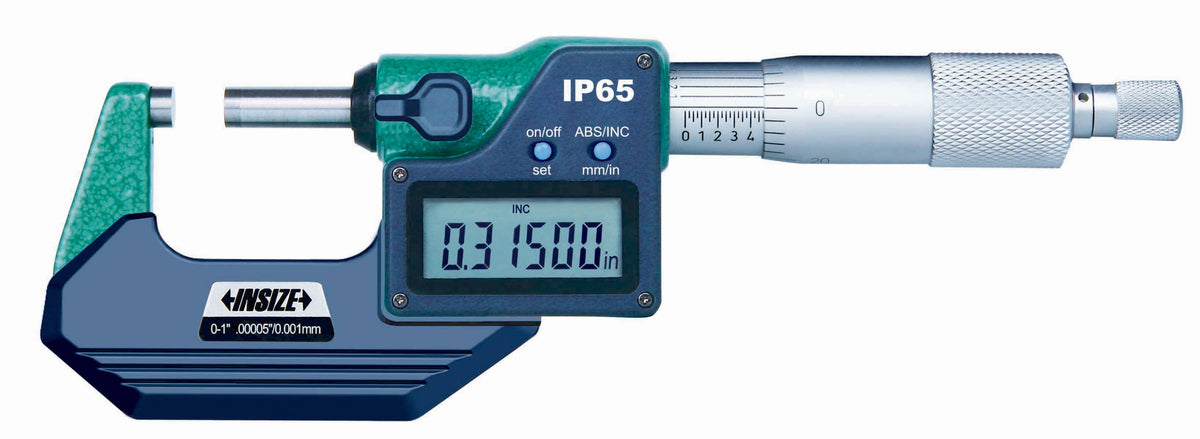 Electronic Outside Micrometer, IP65, 175-200mm C46379