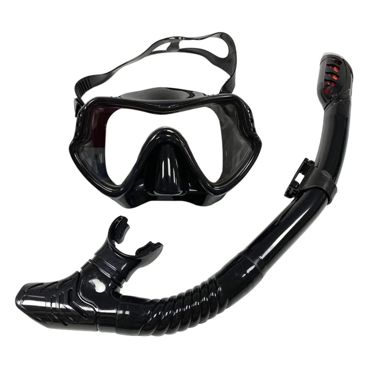 Black Panoramic Snorkeling Set U6730
