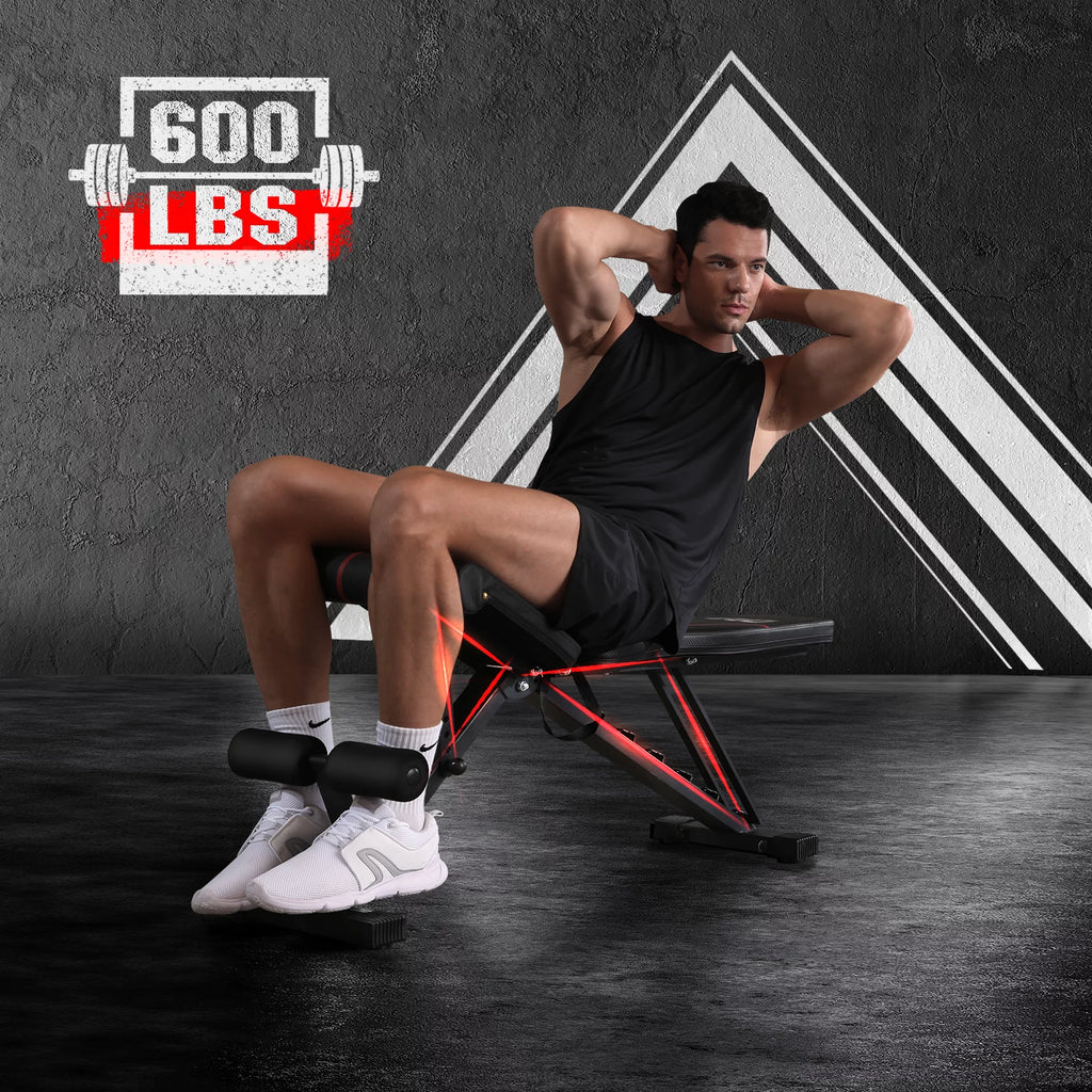 Adjustable Weight Bench 700LBS Capacity Foldable K72040