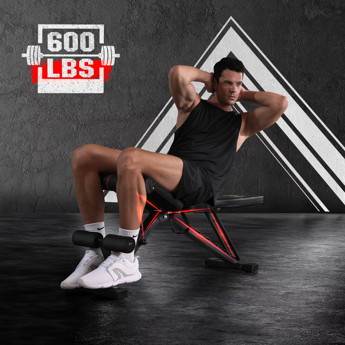 Adjustable Weight Bench 700LBS Capacity Foldable K72040