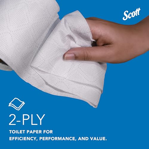100% Recycled Fiber 2-Ply White Toilet Paper W5630