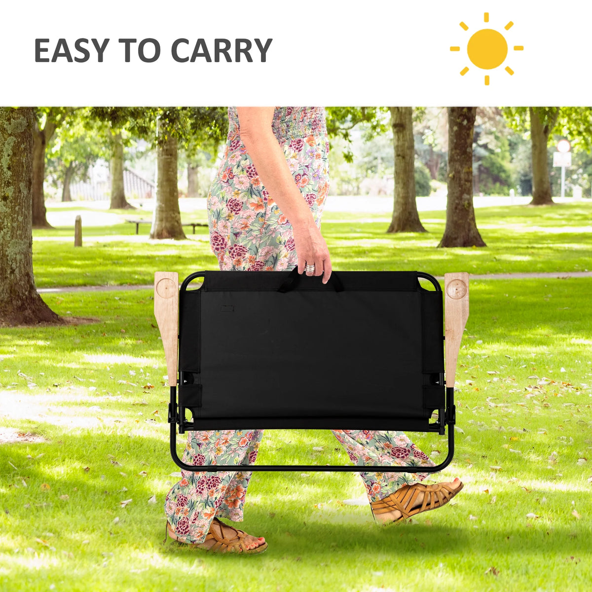 Black Camping Chair J22927