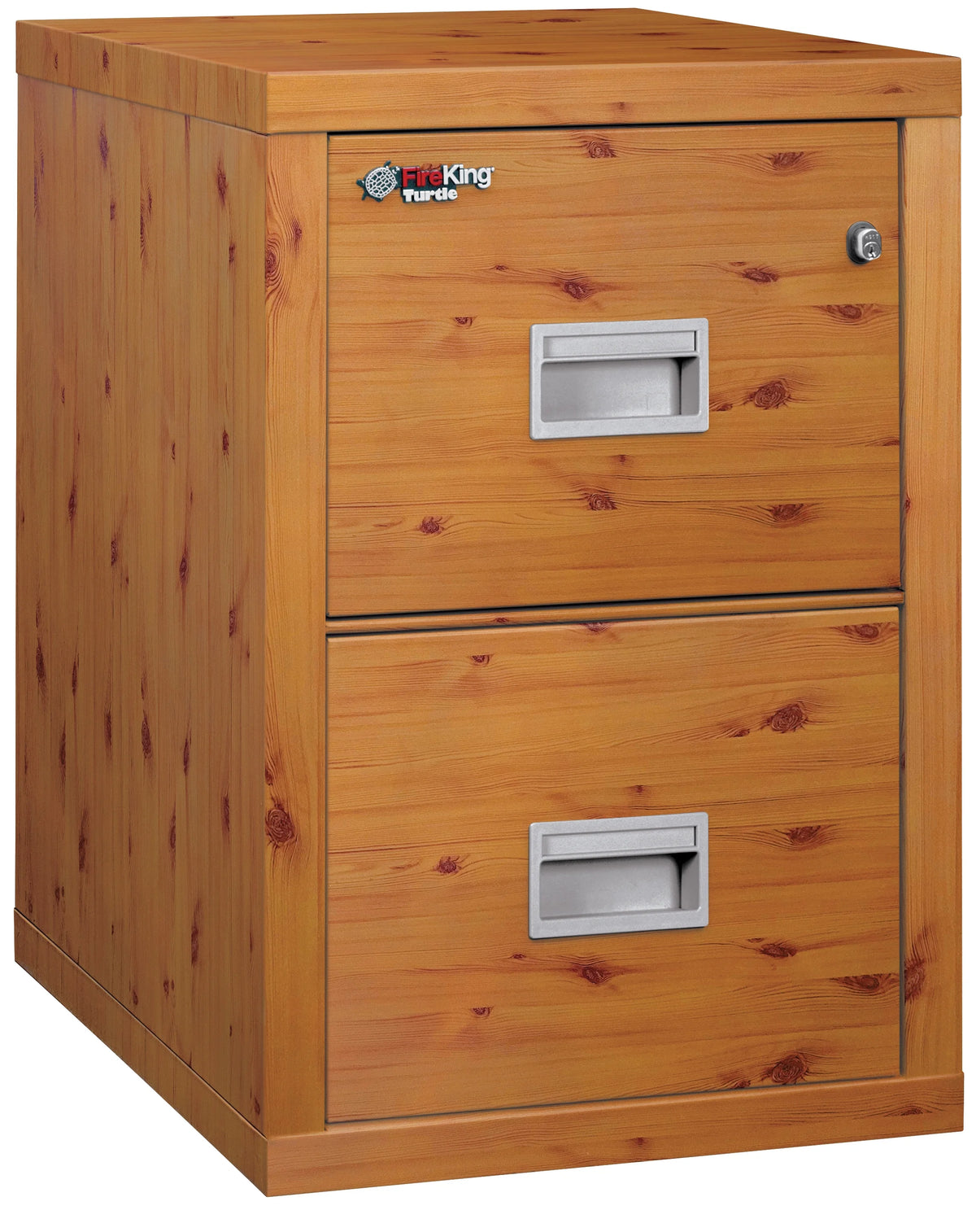 Knotty Pine 2 Drawer Fire Rated File Cabinet E730